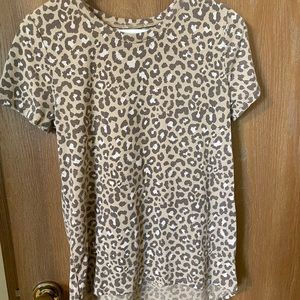 Soft Cheetah Top